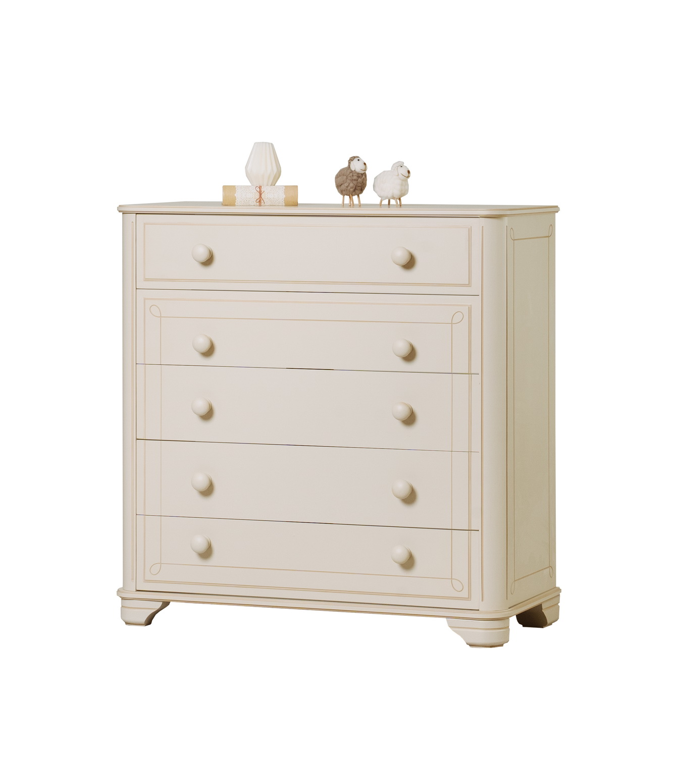 Комод 5 ящиков массив Бетти №6