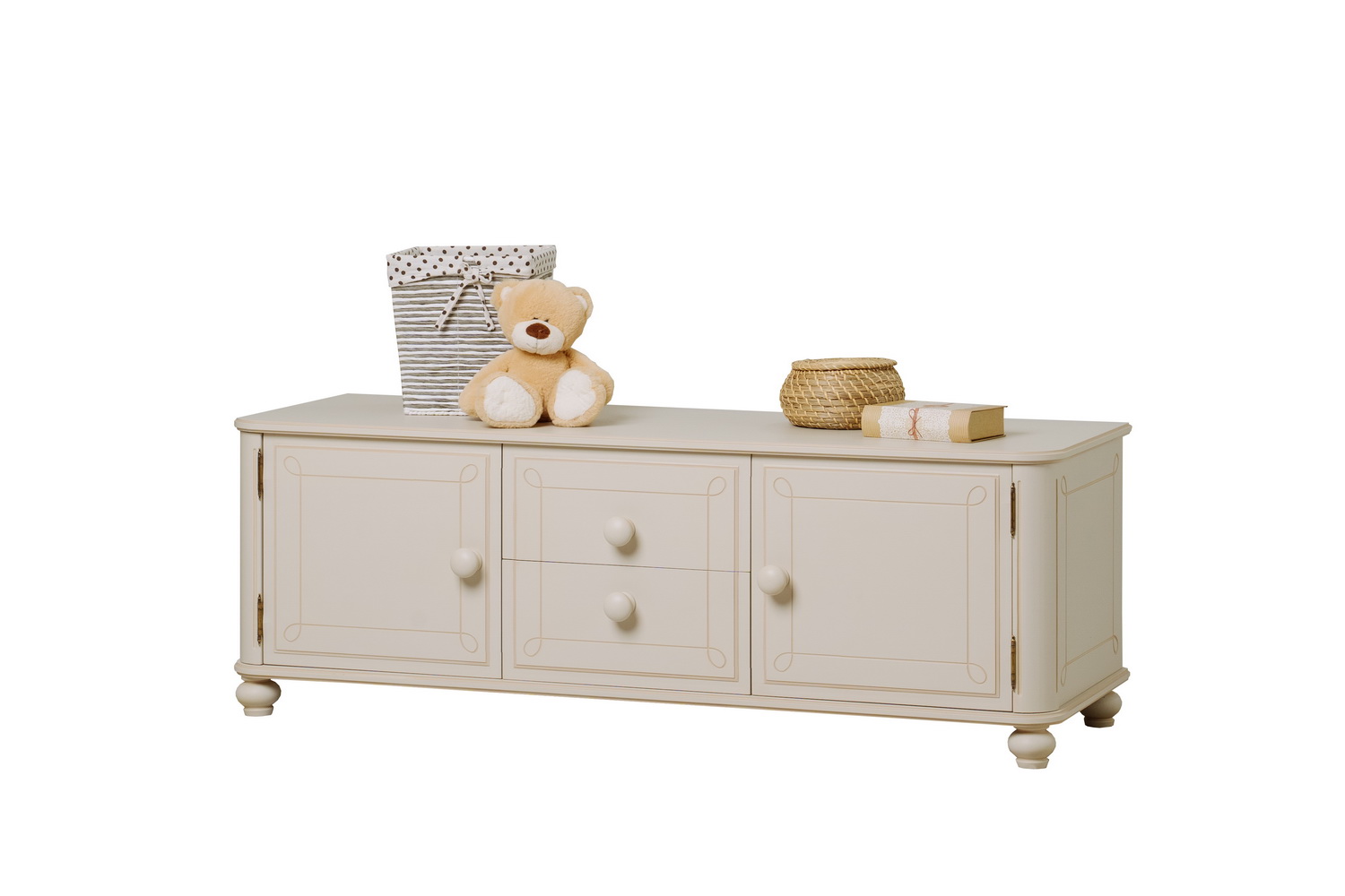 Тумба 2 ящика массив Бетти №12