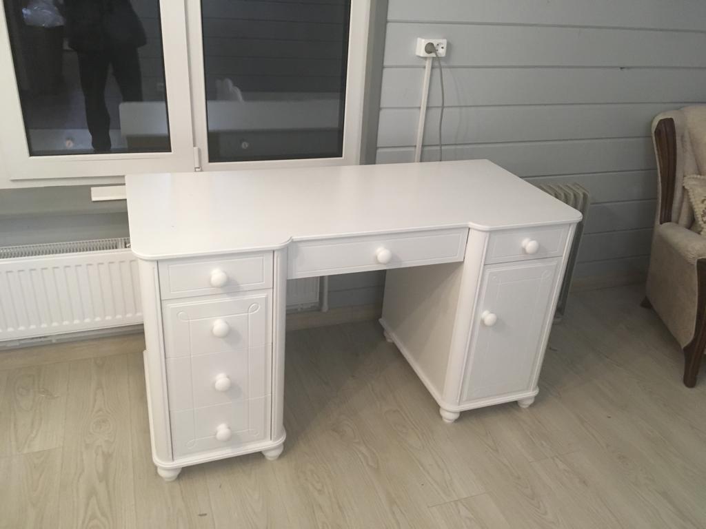 Стол письменный 6 ящиков Бетти №4