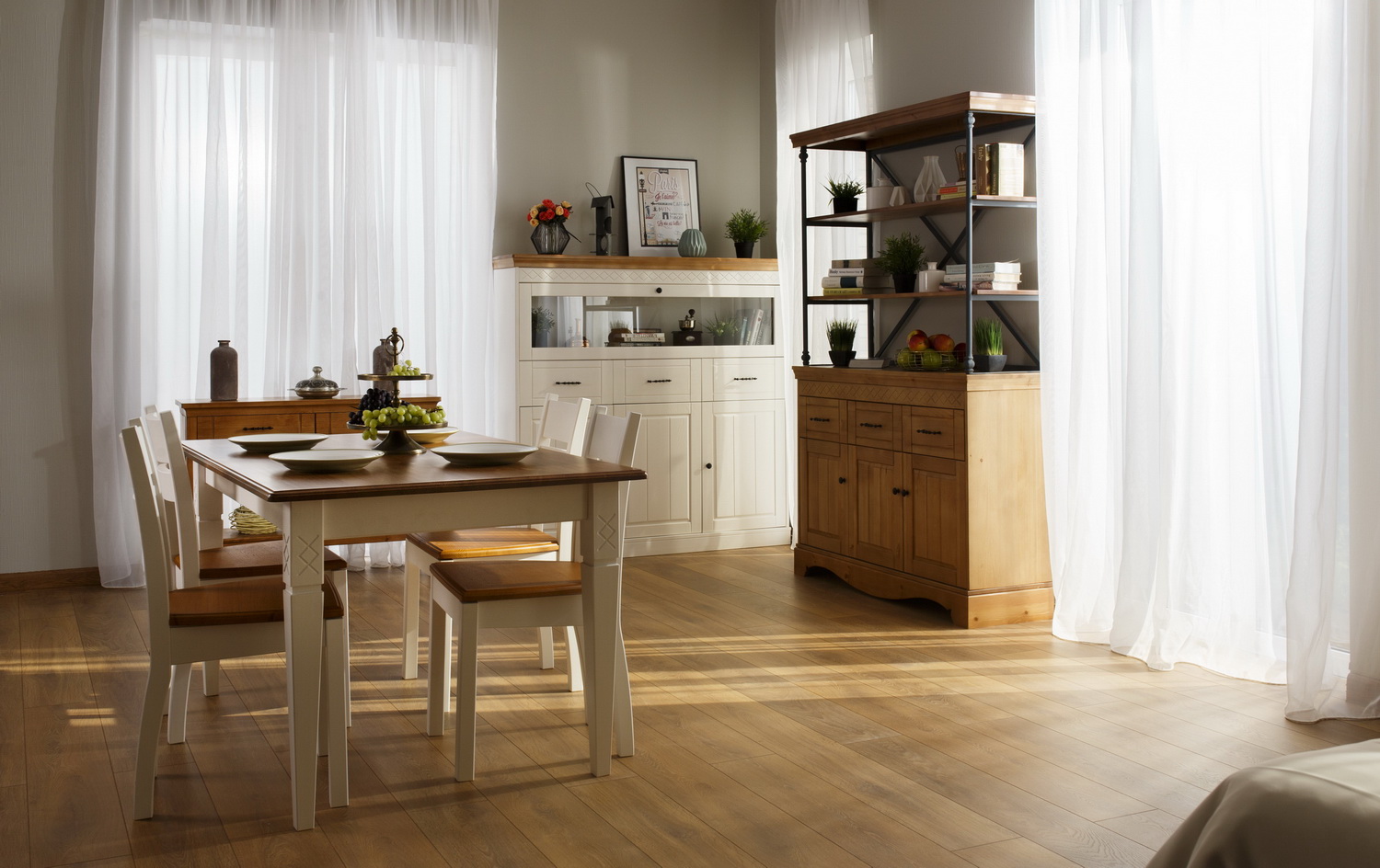 Сервант с 3 ящиками Дания 3-ств №3