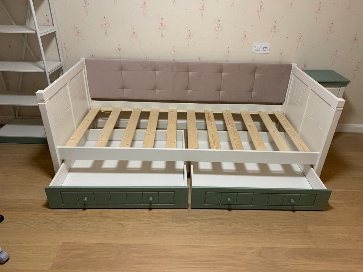 Тахта Дания №3 мягкая 800х2000 с ящиками