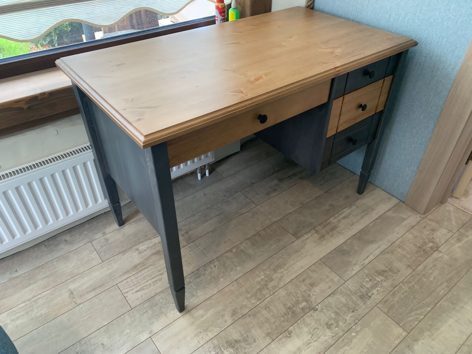 Стол Дания письменный №1 тумба справа