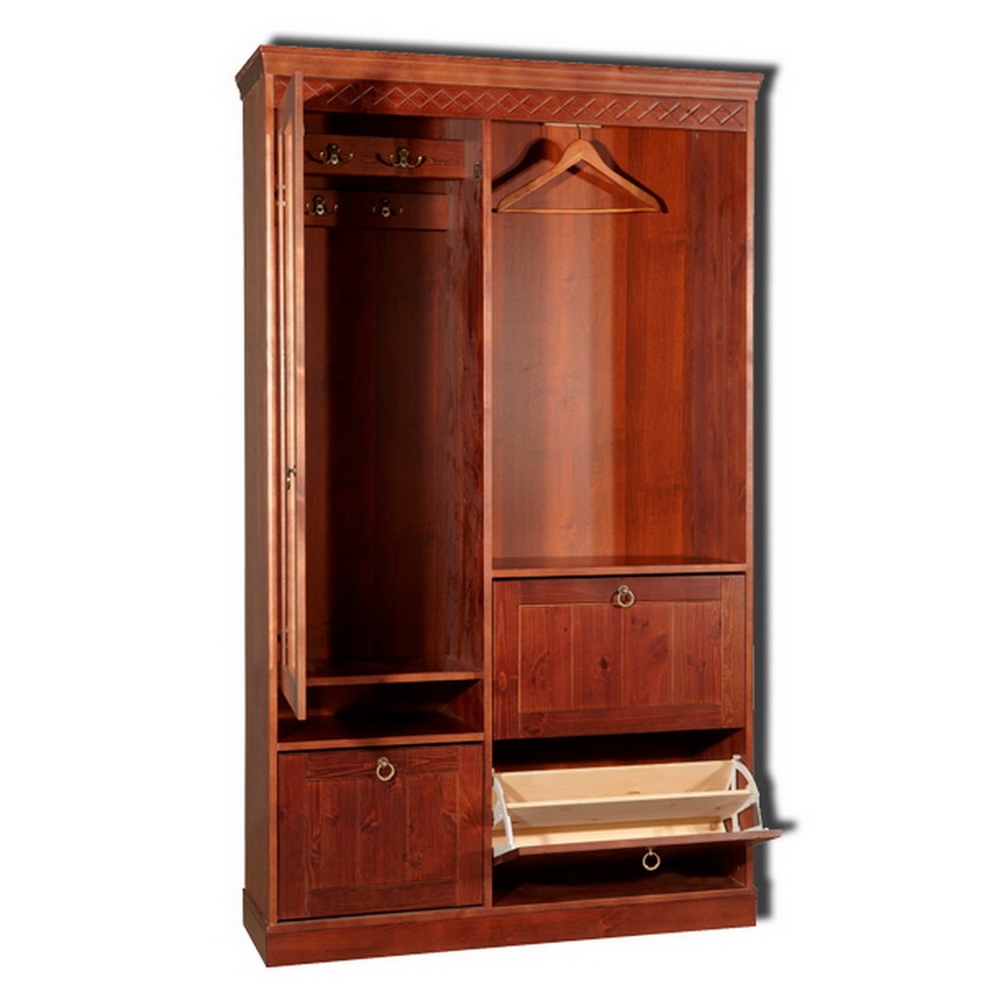 Шкаф Дания комбинированный для прихожей