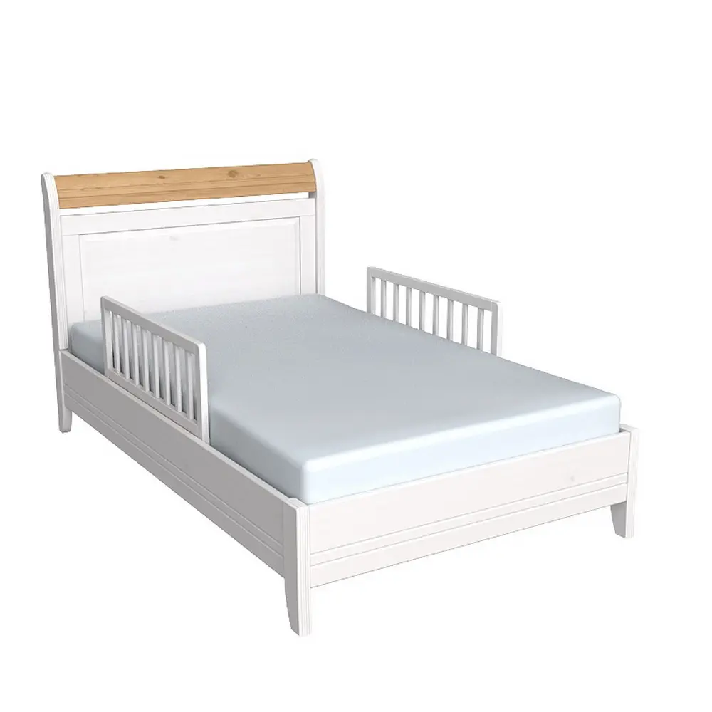 Бортик детский складной Бейли белый воск