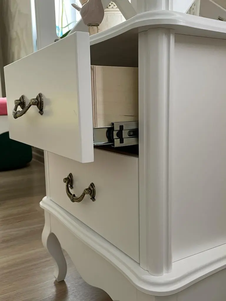 Стеллаж с 3 полками и ящиками Этажерка Авиньон (белая М-11)