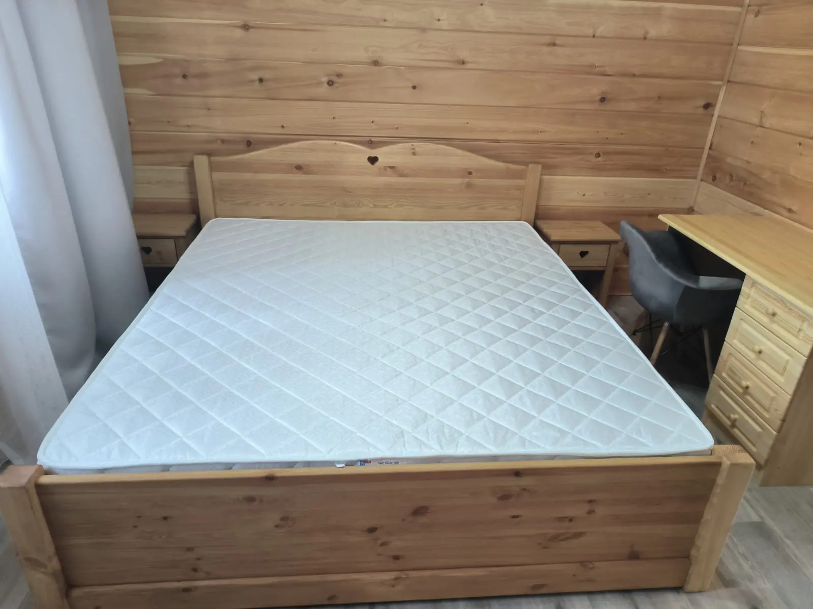 Кровать LCOEUR 1600 PB спальное место 1600х2000 с низким изножьем