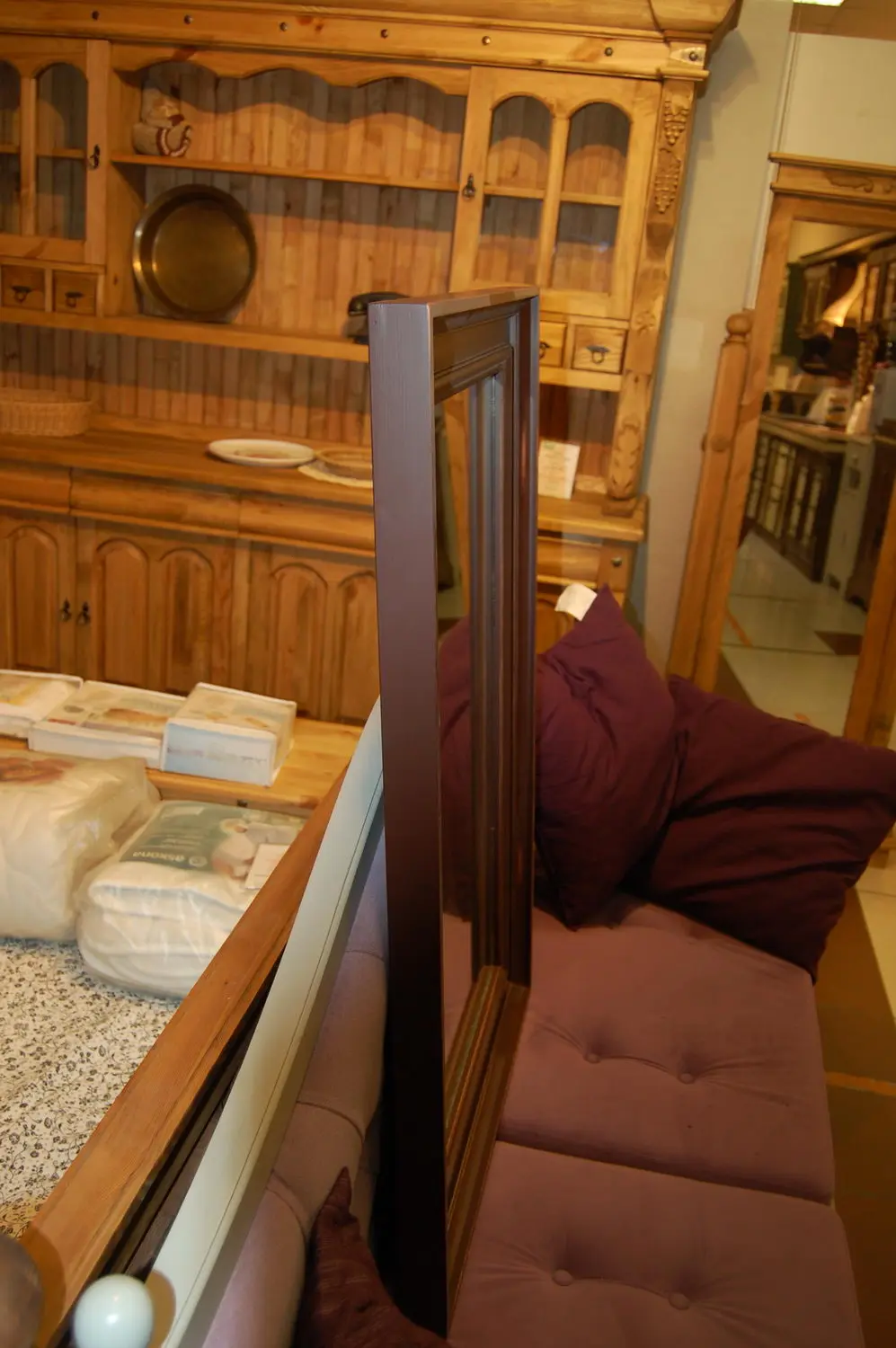 Зеркало Валенсия 2-43  сосна