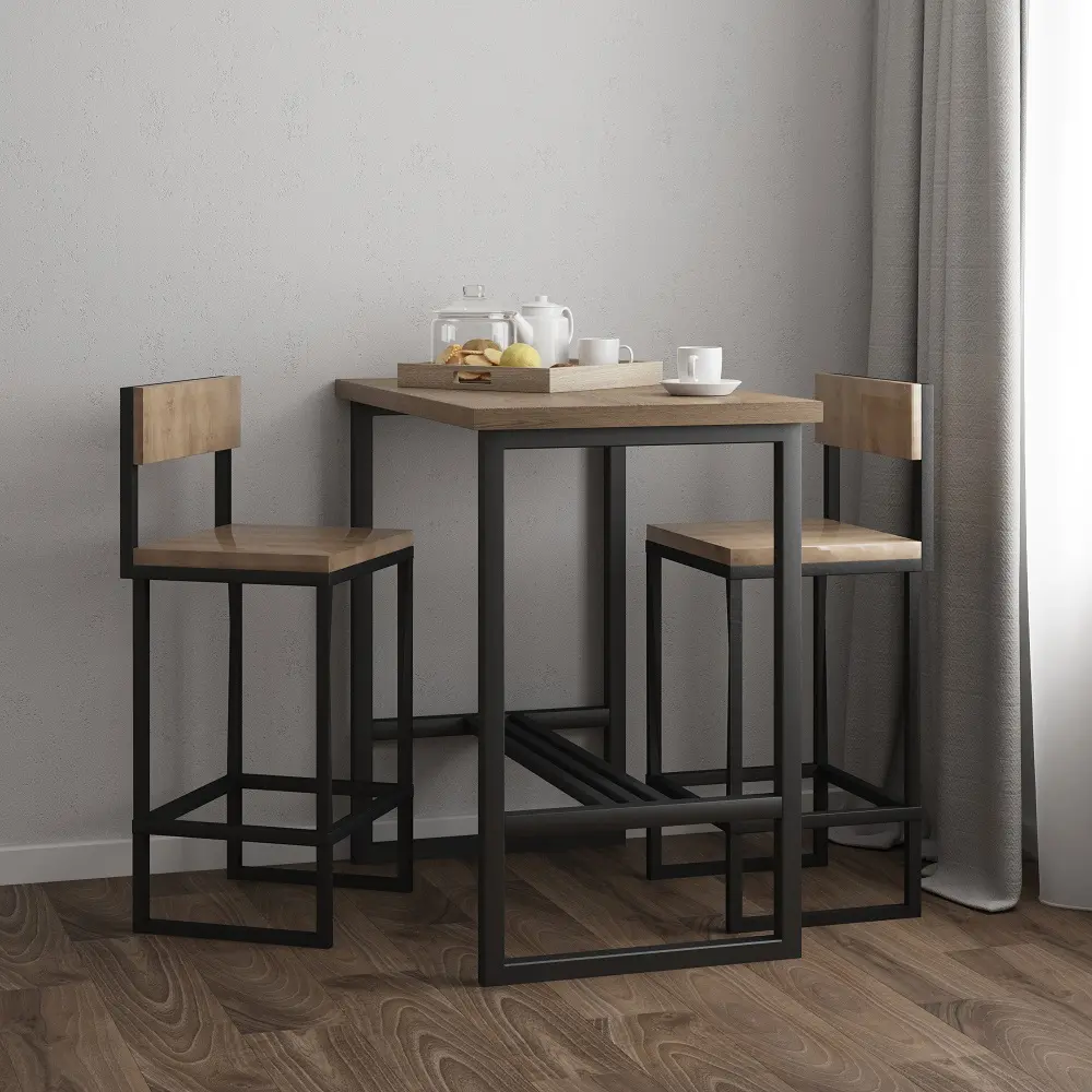 Стол кухонный лофт массив 06-01