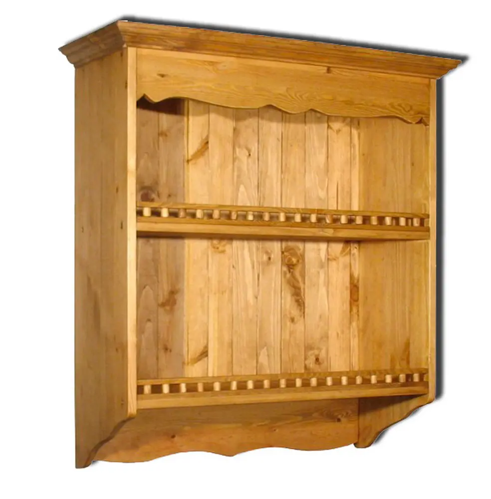 Полка массив сосны Прованс 1200 х 320 х 930 (ПЛ 36)