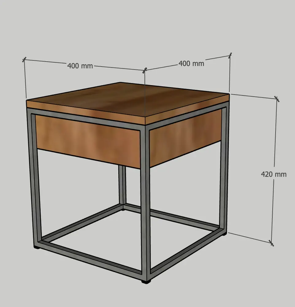 Журнальный стол квадратный 05-10