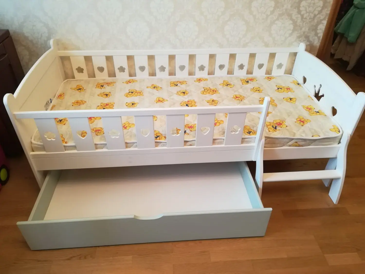 Кровать из массива сосны  ТК №1 800х1600