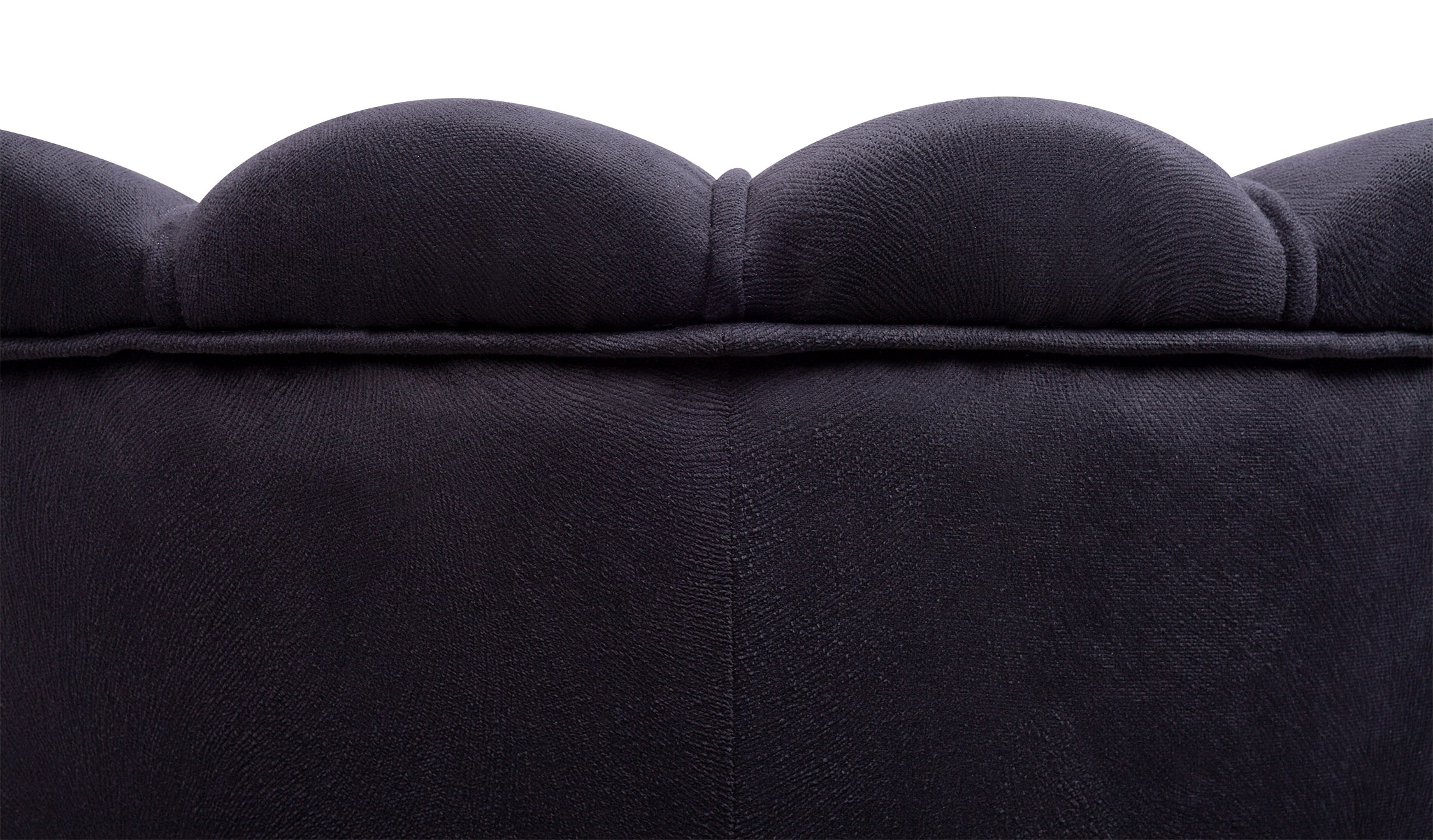 Низкое кресло ракушка Pearl Black