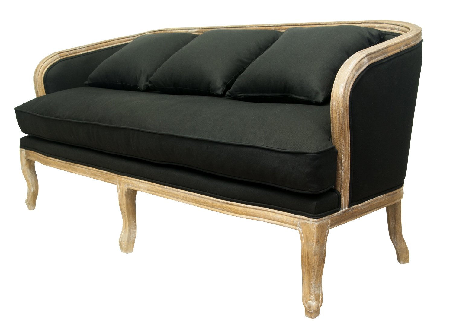 Диван ретро Nora голубой