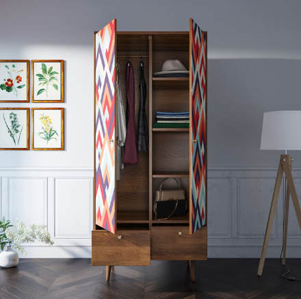 Шкаф двухстворчатый с 2 ящиками "Berber"