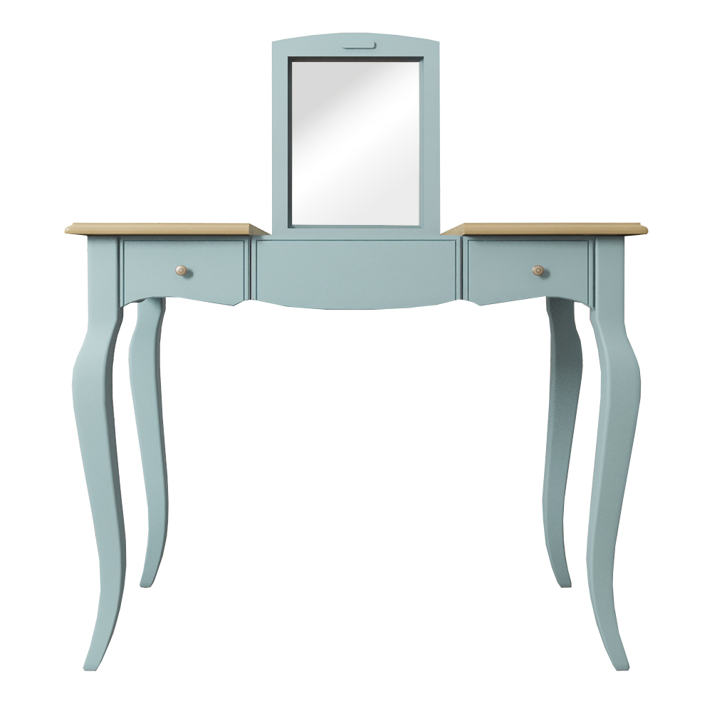 Туалетный стол с ящиками "Leontina Blue"