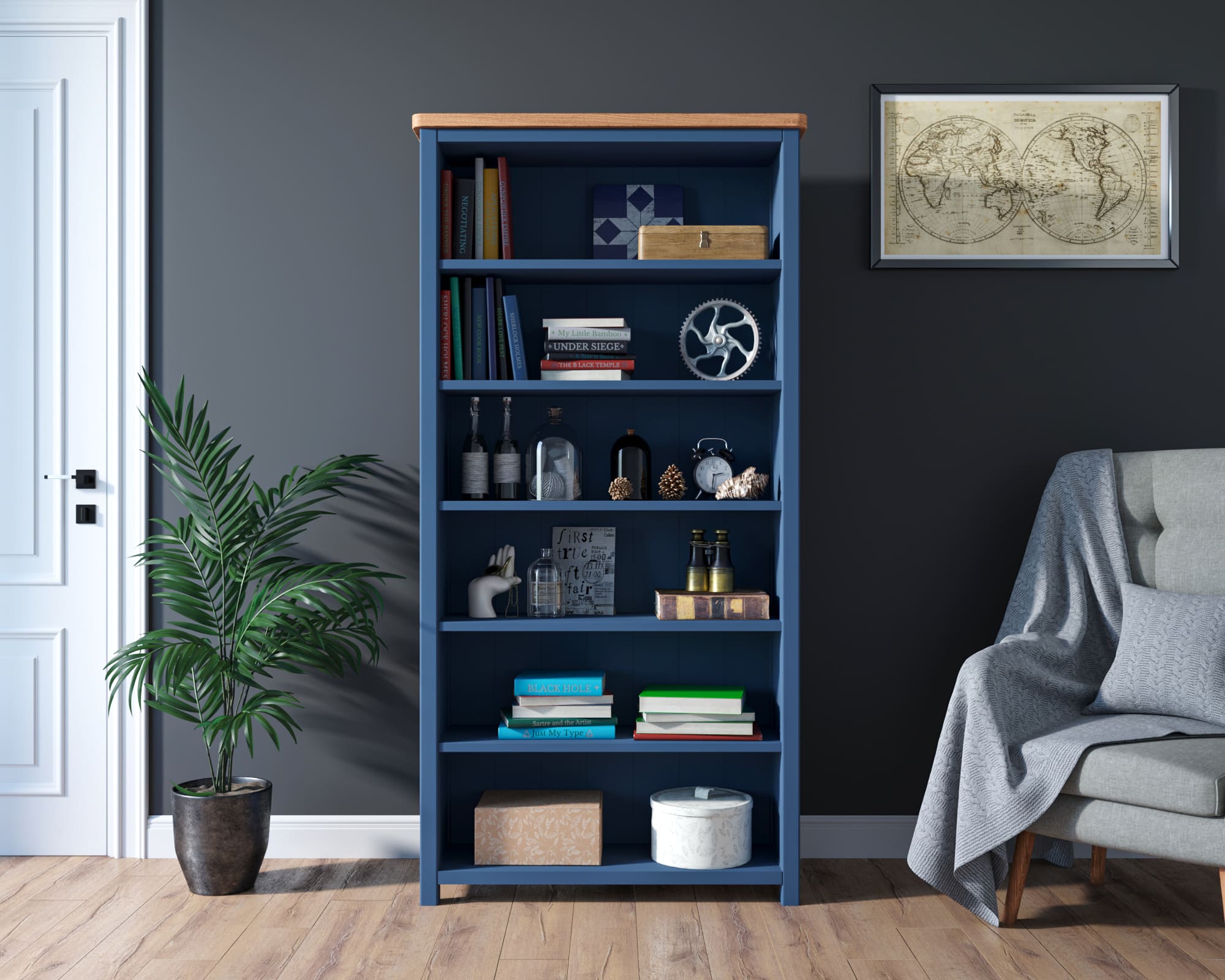 Стеллаж открытый 6 полок "Jules Verne"