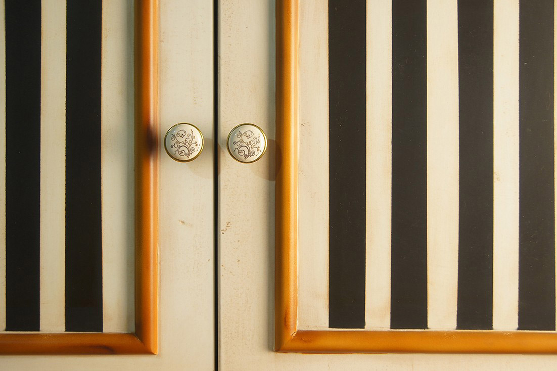 Комод с ящиками дерево «Gouache Birch» вертикальный