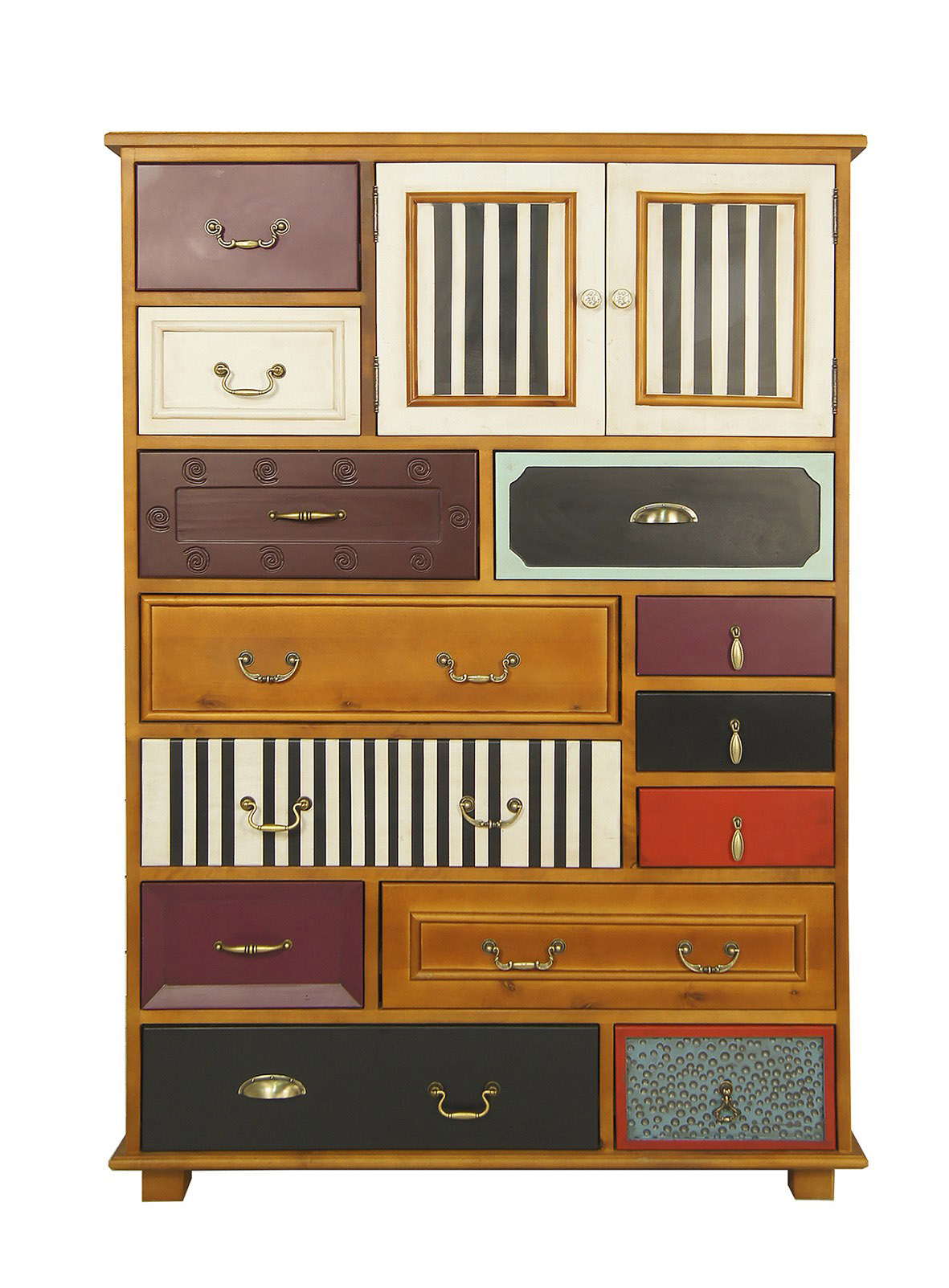 Комод с ящиками дерево «Gouache Birch» вертикальный