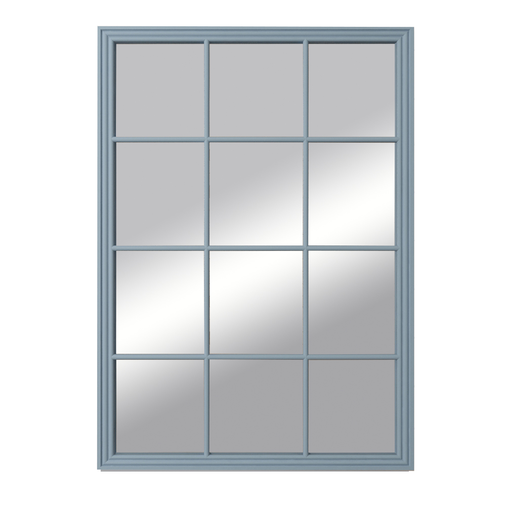 Зеркало квадратное "Florence" голубое