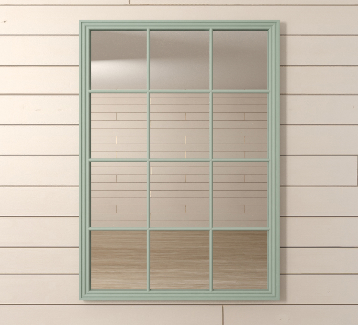 Зеркало квадратное "Florence" оливковое