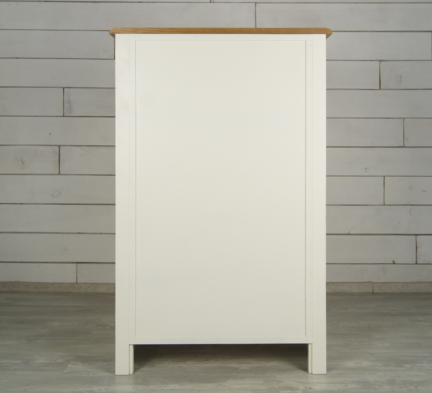 Бежевый комод "Olivia" высокий на 5 ящиков