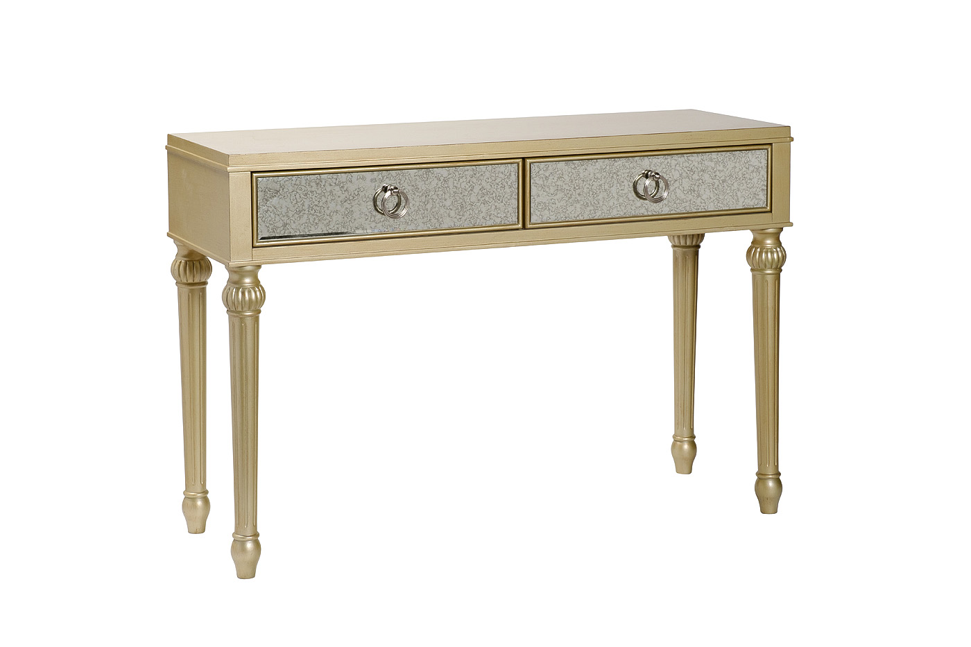 KFG1508 Консоль с зеркальной отделкой, 2 ящика 