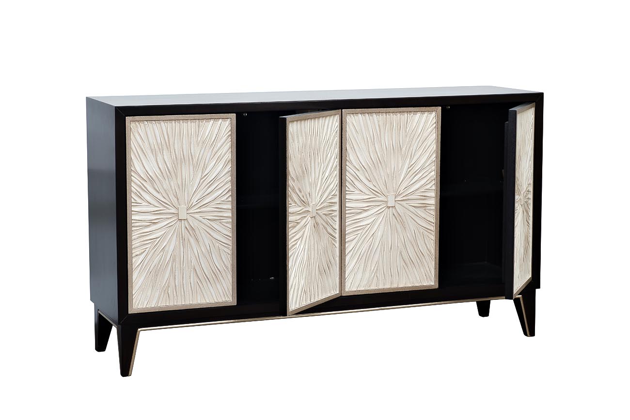 ART-2921-SA Комод с деревянными ножками 