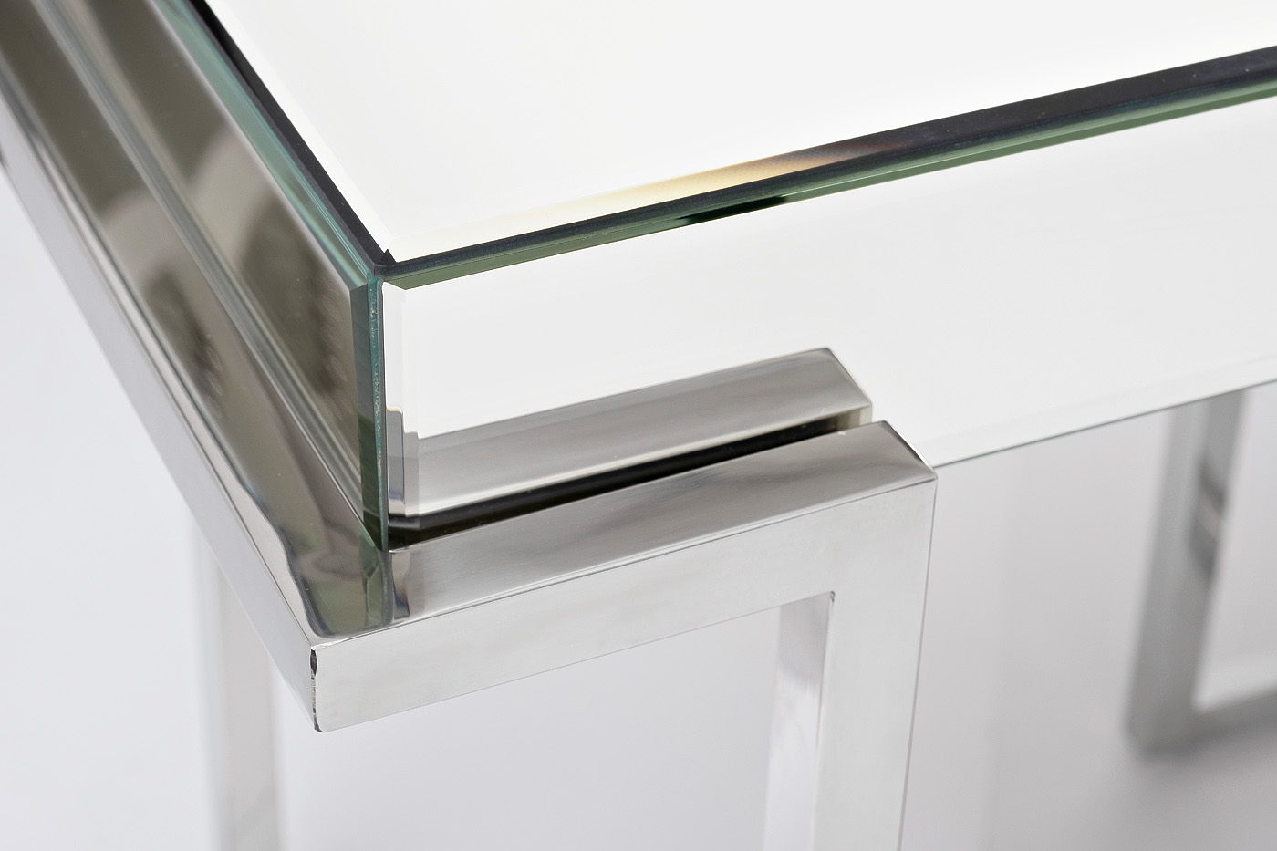 KFG129 Консоль зеркальная, каркас нержавеющая сталь/ хром