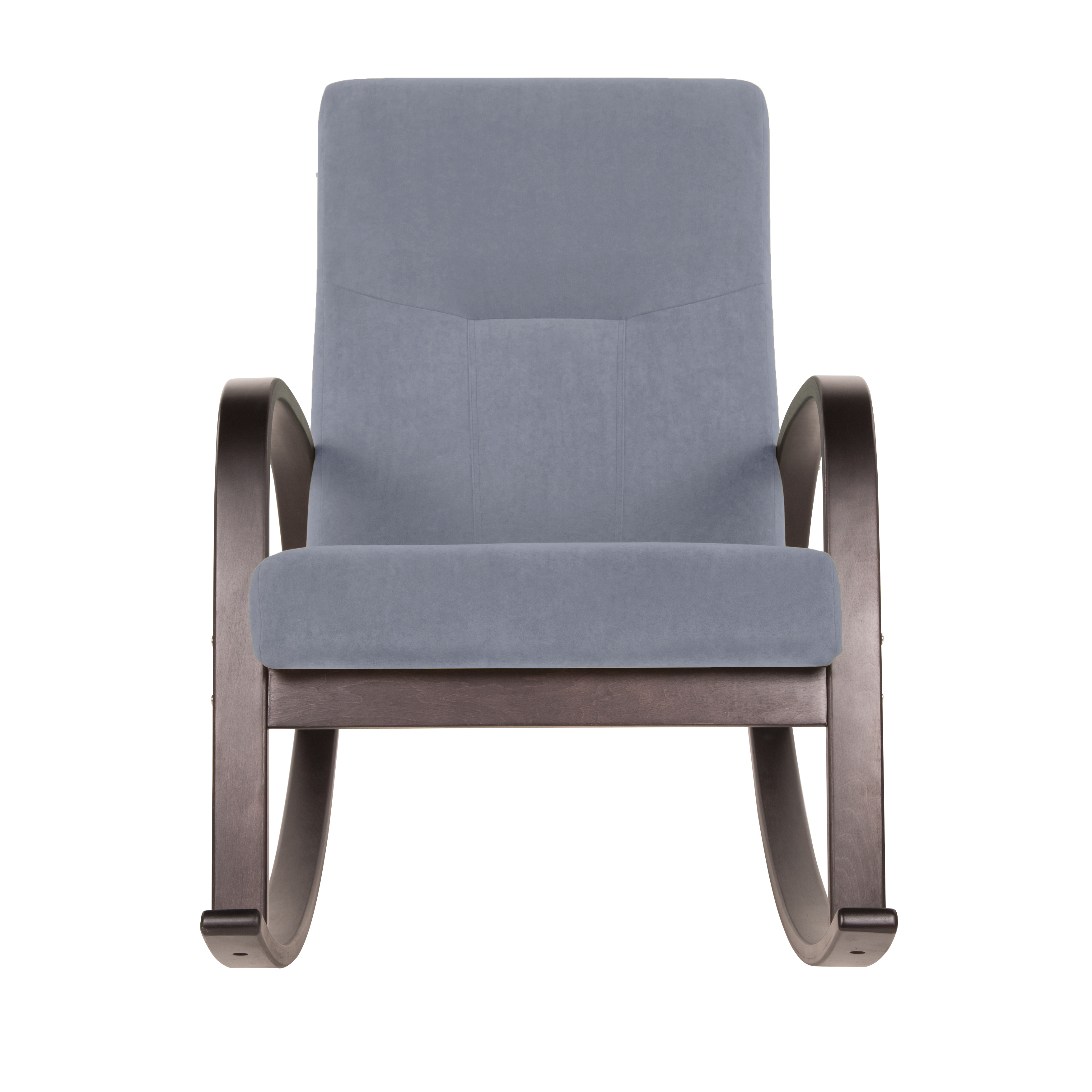 кресло-качалка Ирса  Фреш 12 светло-серый каркас  Орех