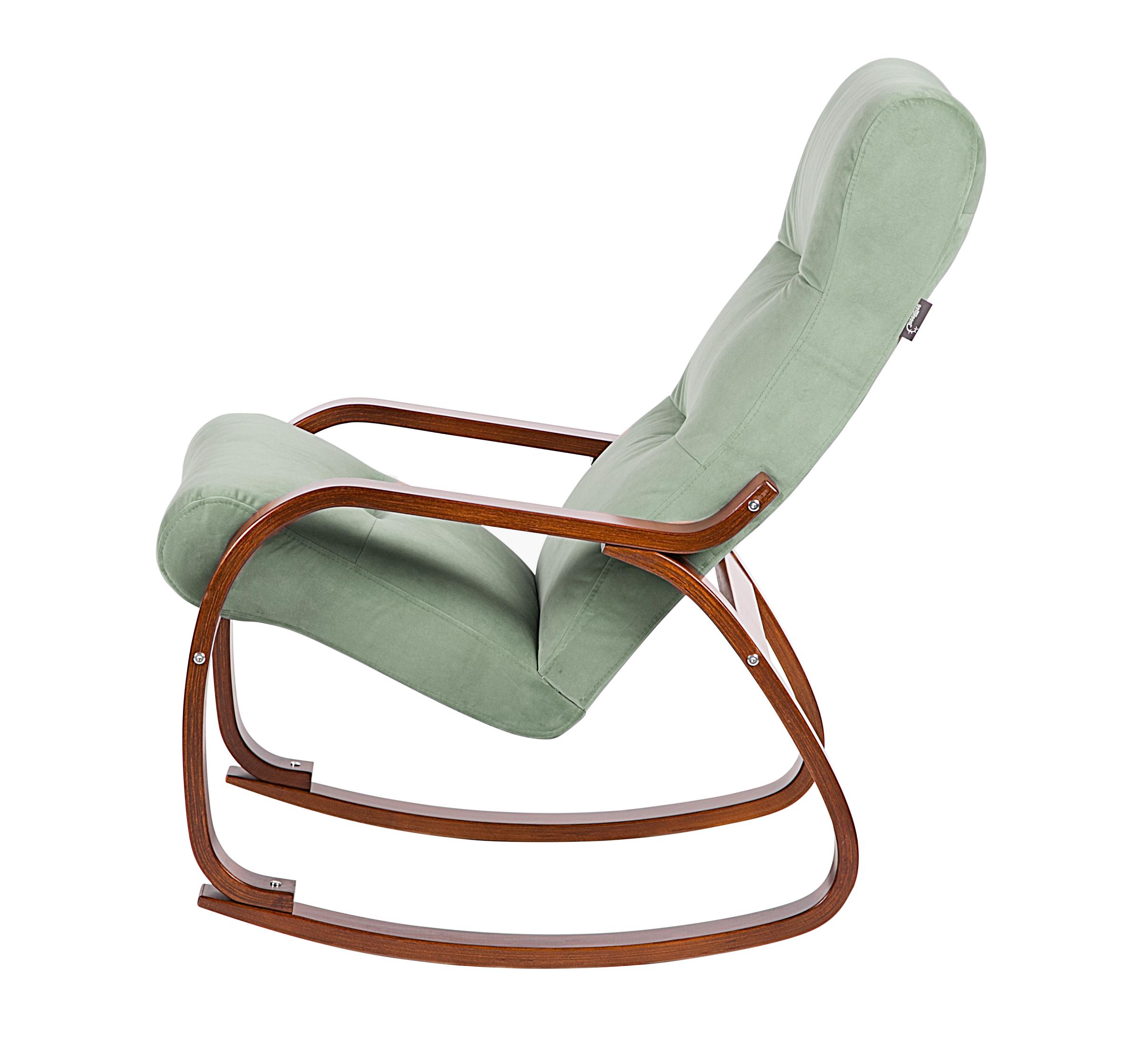  Кресло -качалка Гарвента  Фреш 19 минт каркас  Вишня