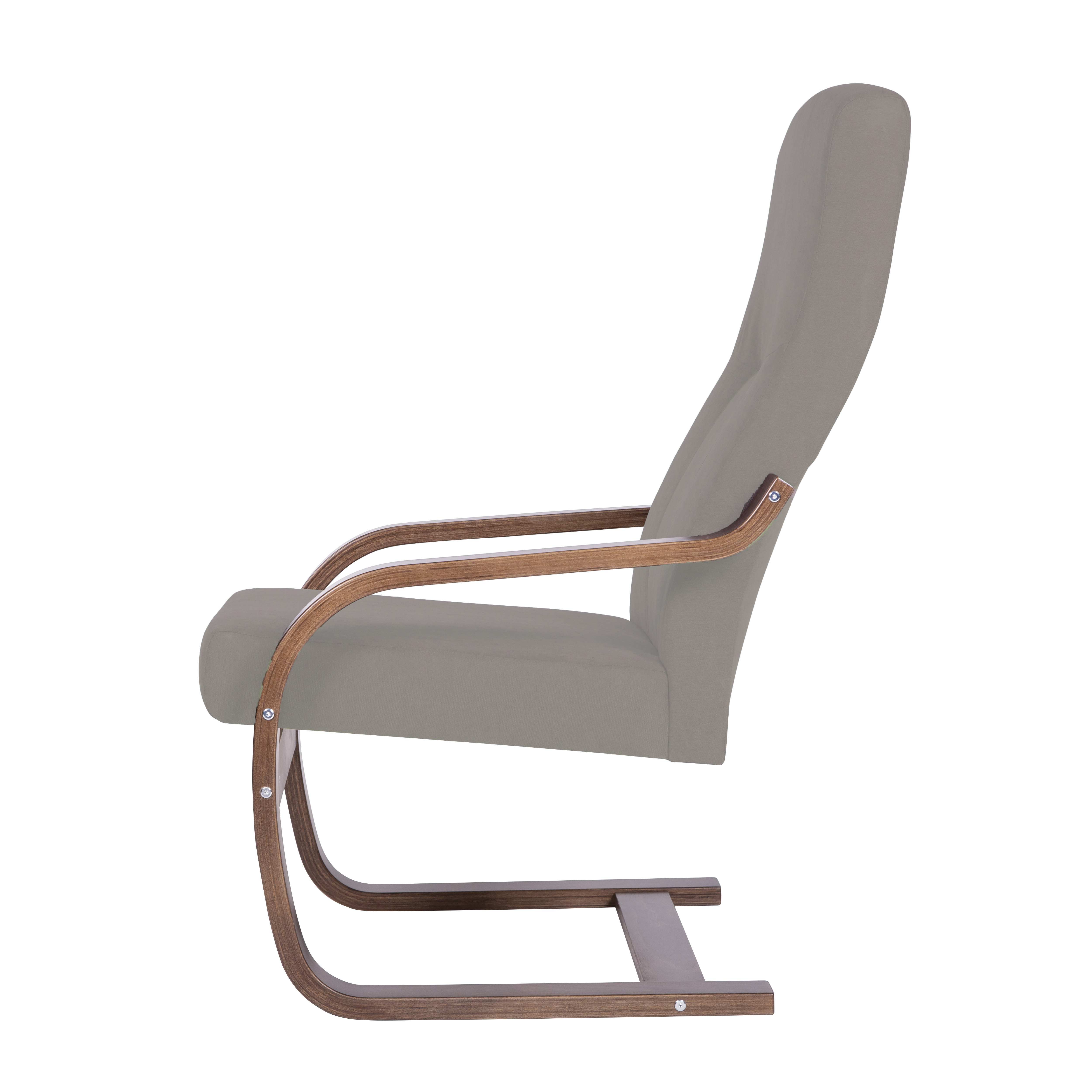 кресло Кристалл фреш 04 бежевый каркас Орех