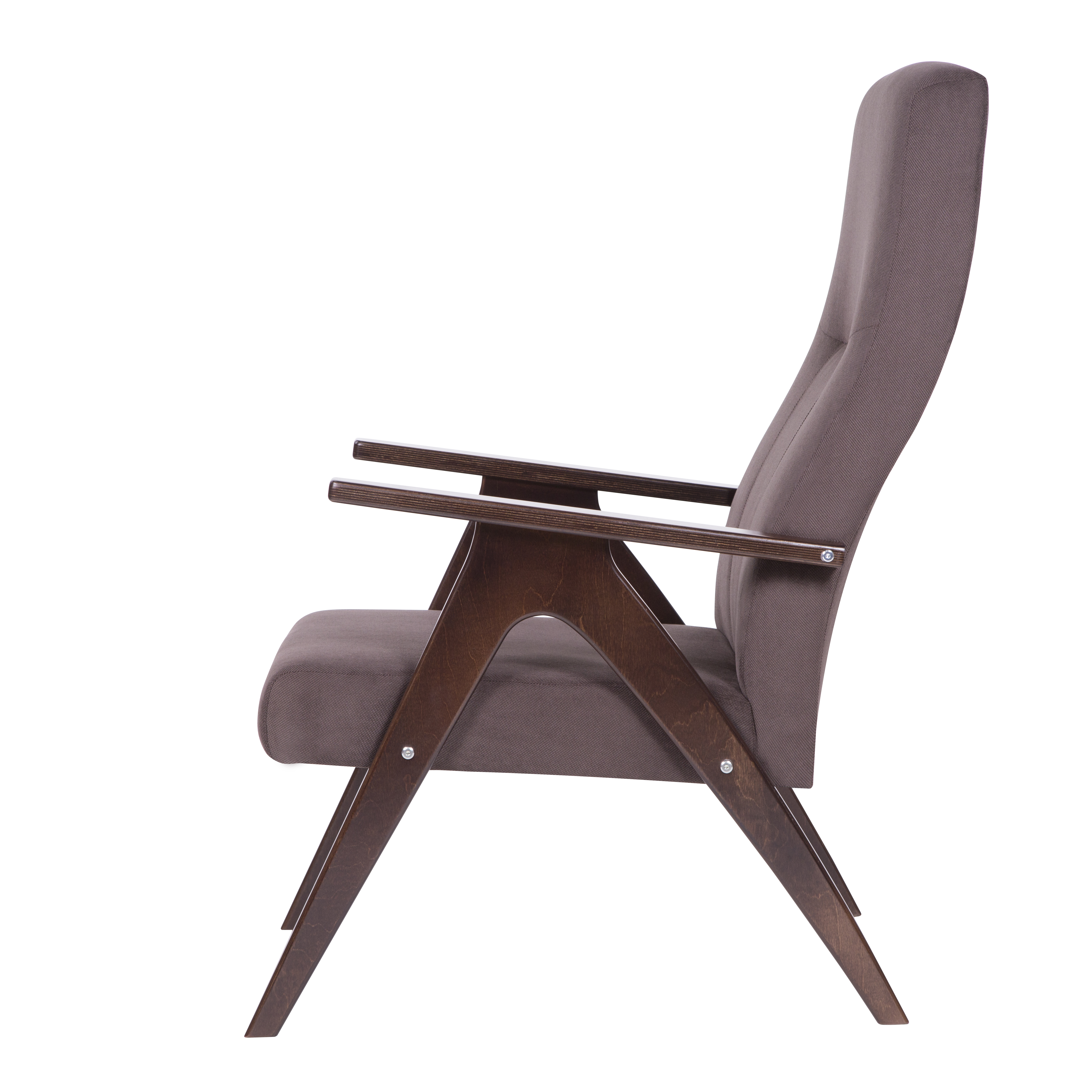 кресло Оскар  Грей браун каркас  Орех