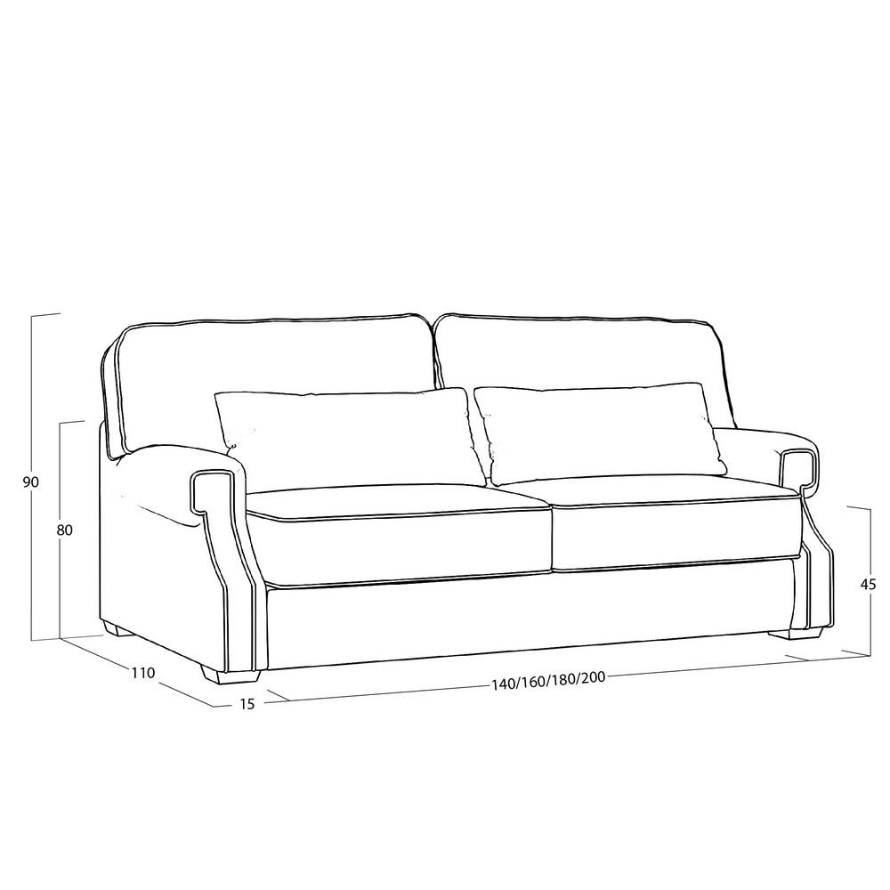 Диван Quadra L (с механизмом) 