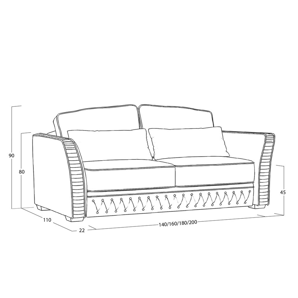 Диван Nobile (с механизмом) 