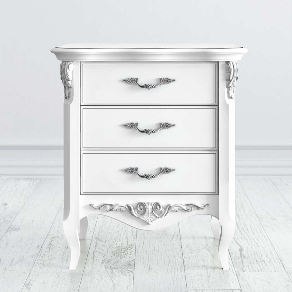 Прикроватная тумба 3 ящика 