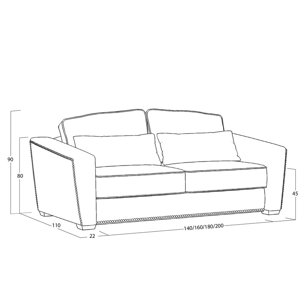Диван Esten (с механизмом) DEs-I-180-K03-N-0109.01