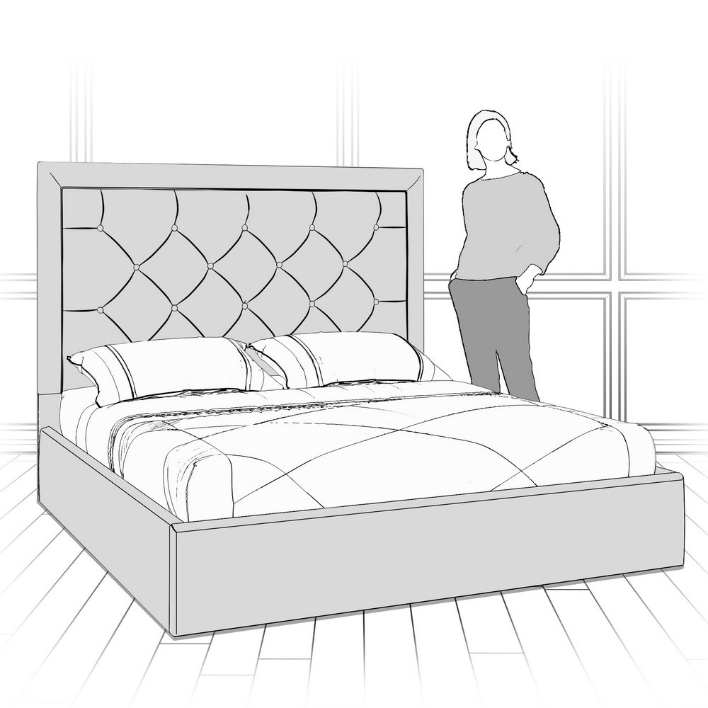 Кровать с подъемным механизмом K20-1600-B15