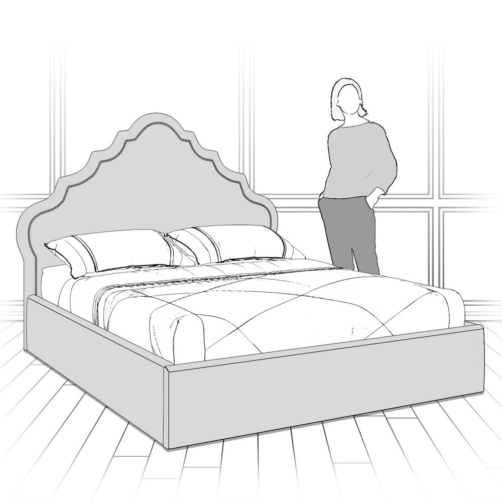 Кровать с подъемным механизмом K08-1400-G-B15