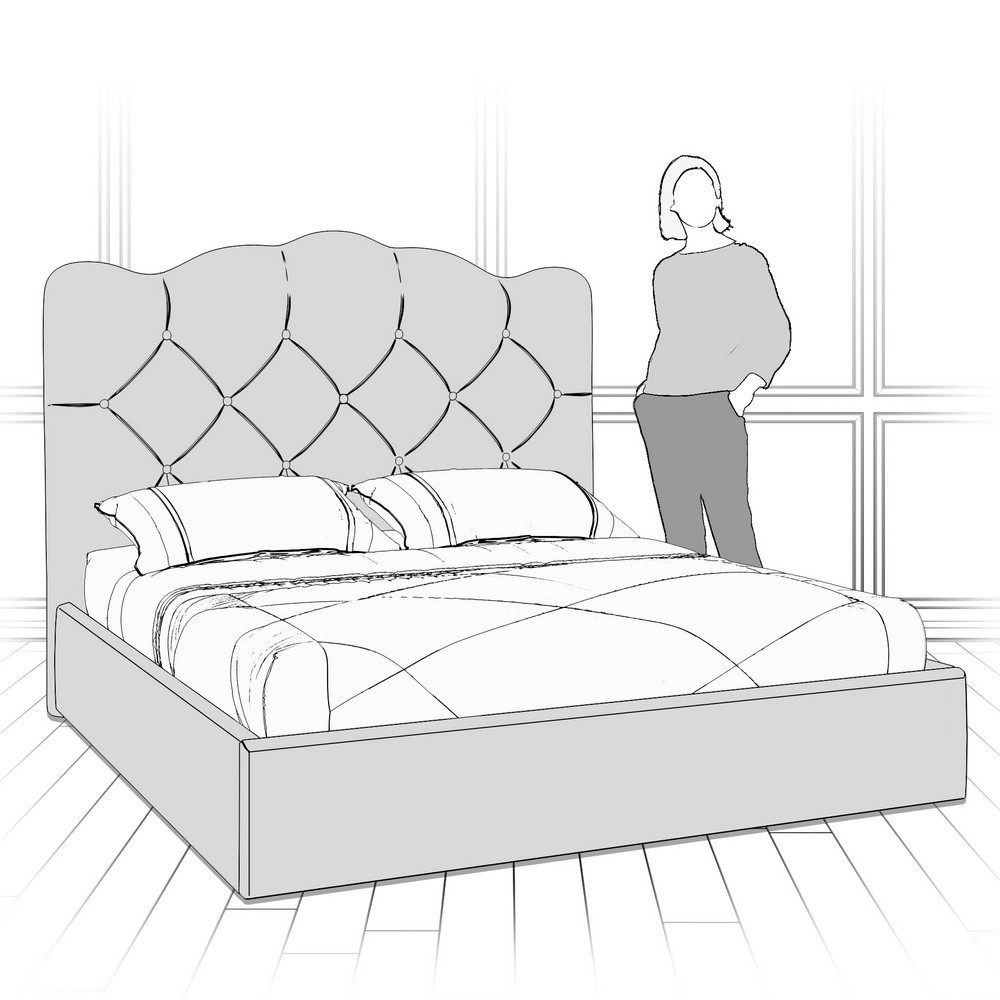 Кровать с подъемным механизмом K70-1200-B10