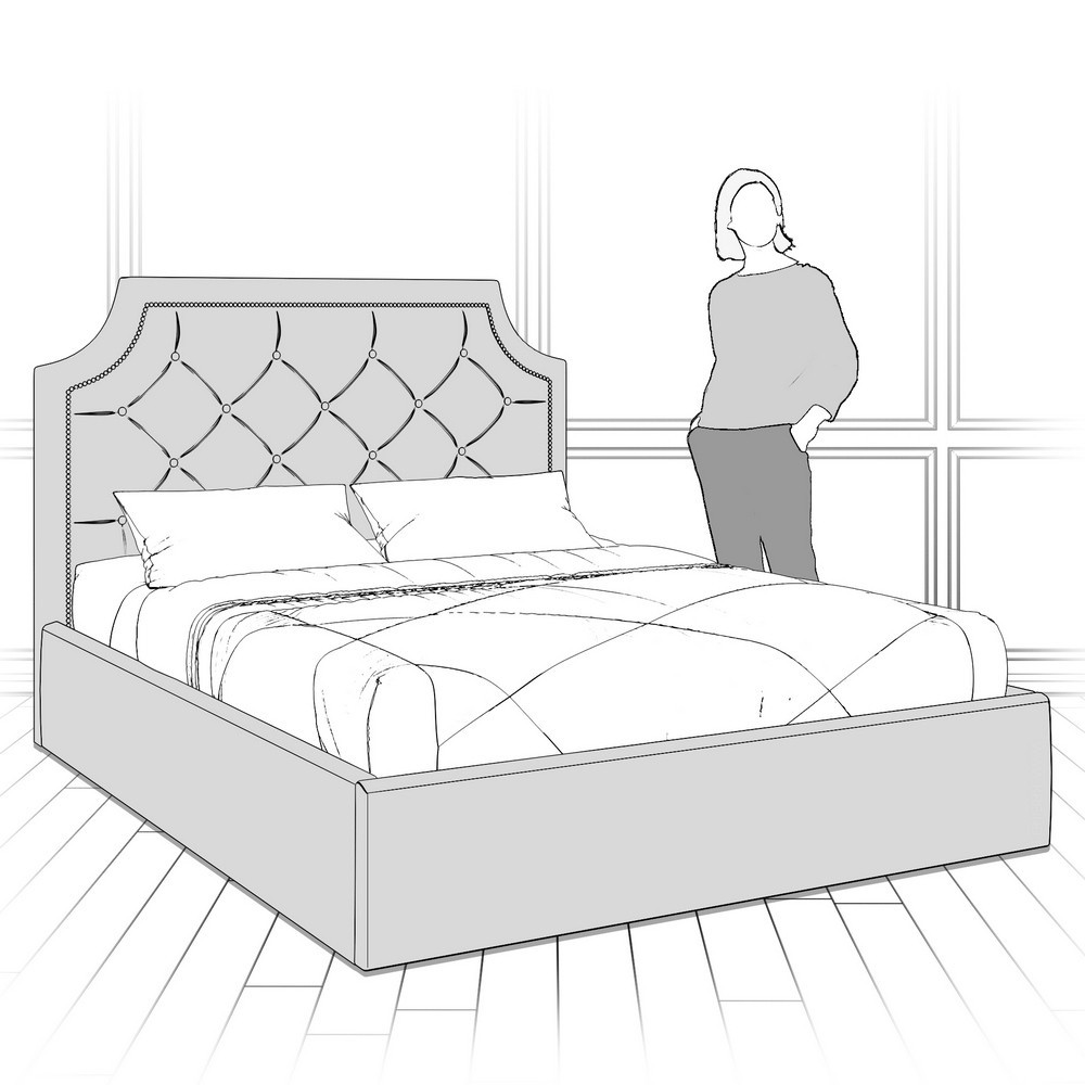 Кровать с подъемным механизмом K09Y-1200-N-B10