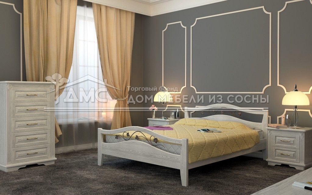 Кровать Алиса (ковка) 1200х2000