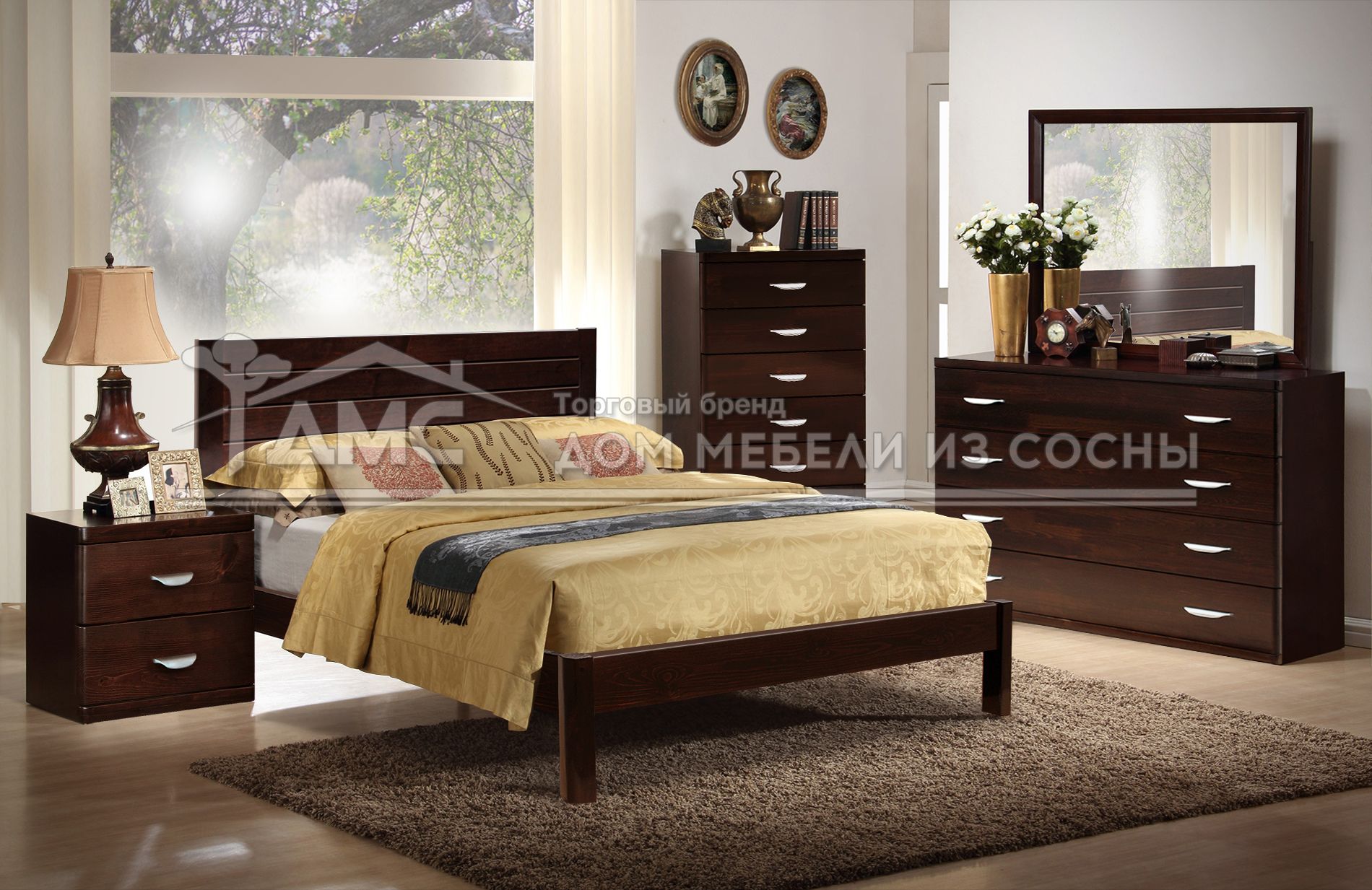 Кровать Готика 900х2000