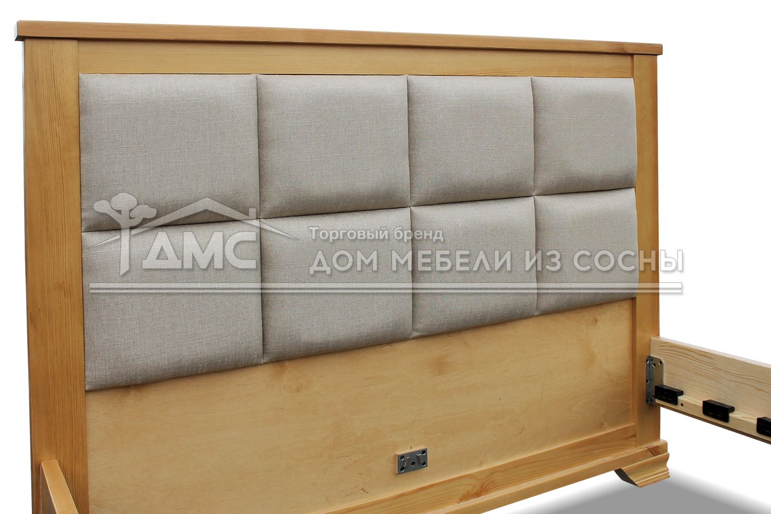 Кровать Классика с мягкой вставкой 1200х2000