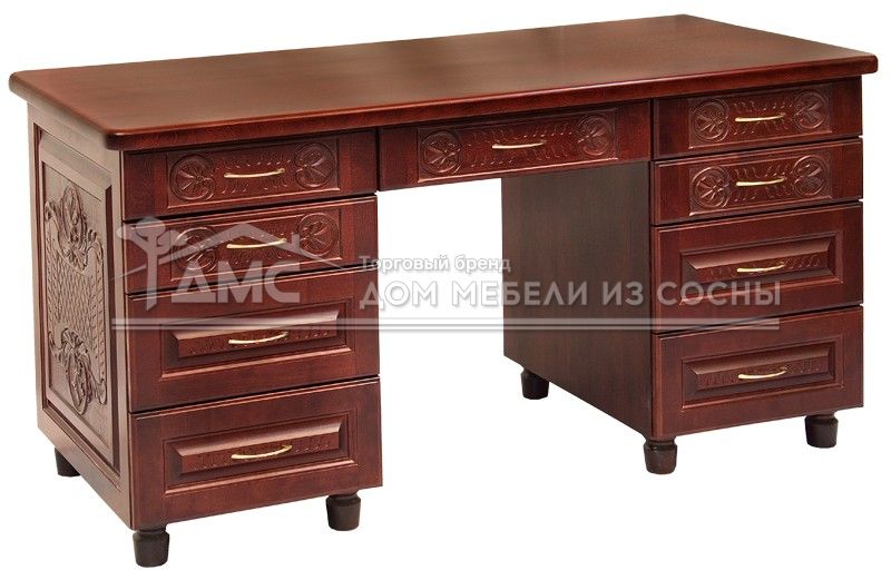 Стол письменный Резной