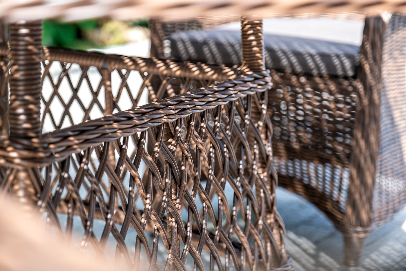 "Эспреззо–150 R" обеденная группа плетеная, цвет коричневый
