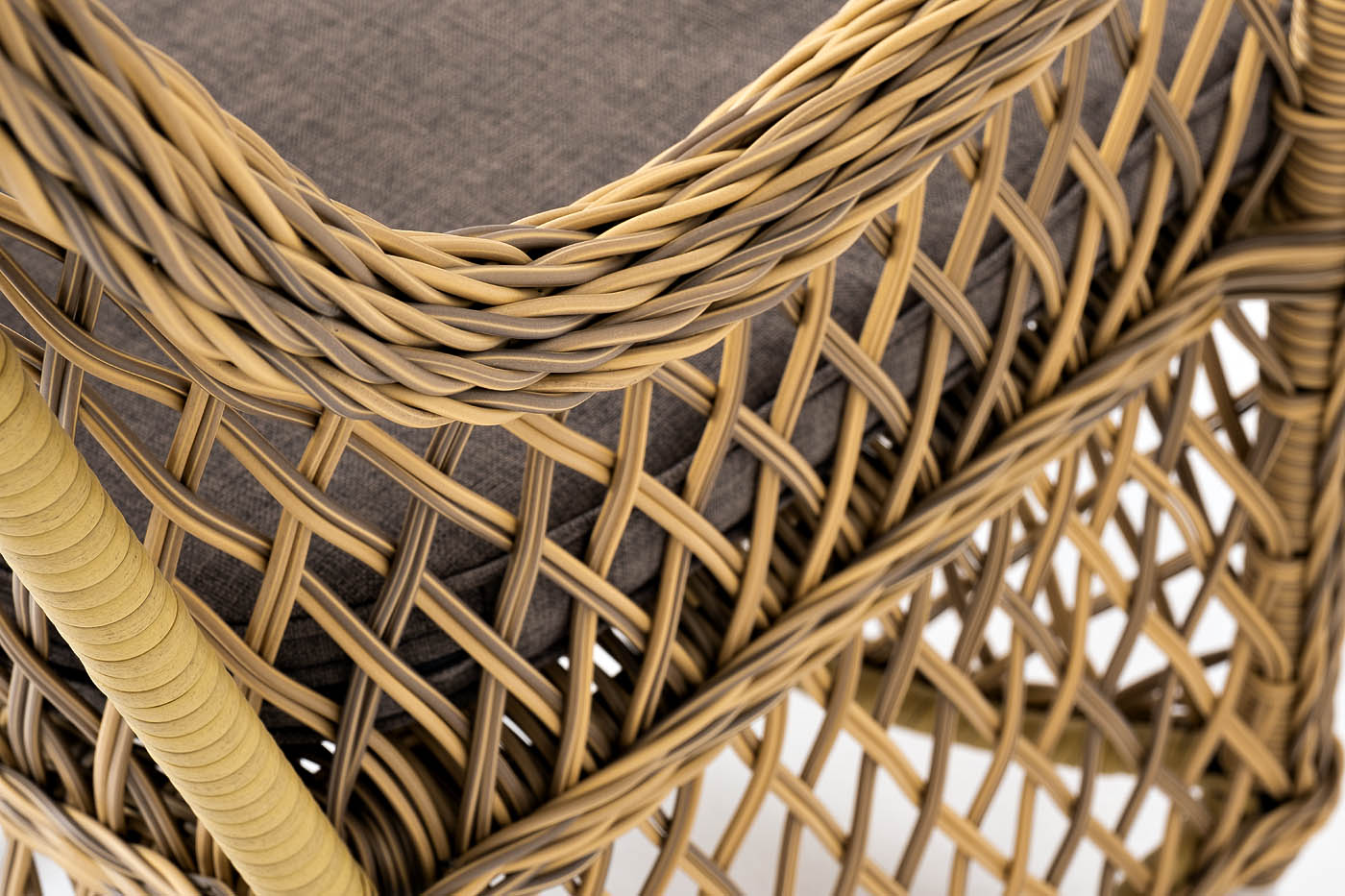 "Эспреззо–80 L" обеденная группа плетеная, цвет соломенный