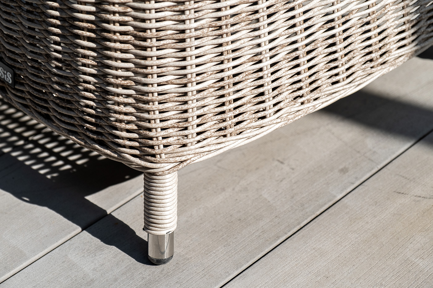 "Эспреззо" обеденная группа плетеная, цвет бежевый