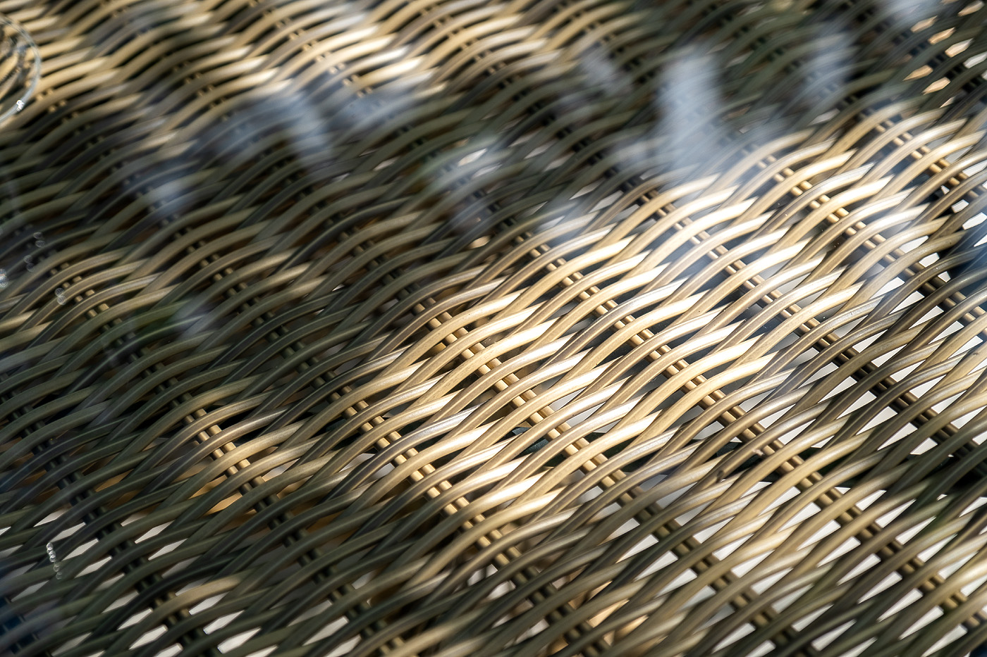 "Эспреззо" плетеный круглый стол, диаметр 150 см, цвет соломенный