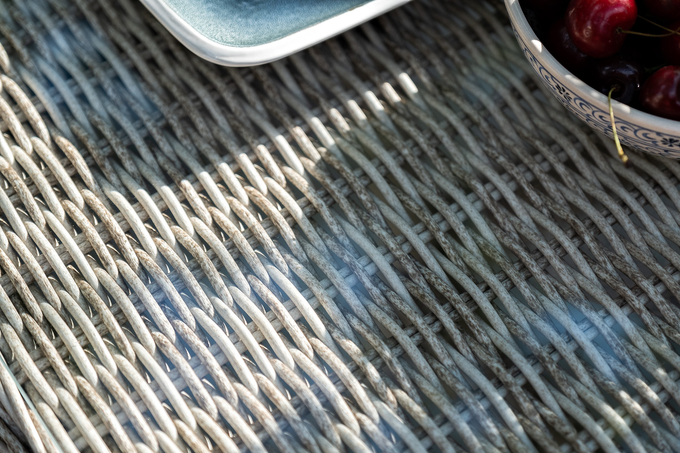 "Франческо" обеденная группа плетеная, цвет бежевый