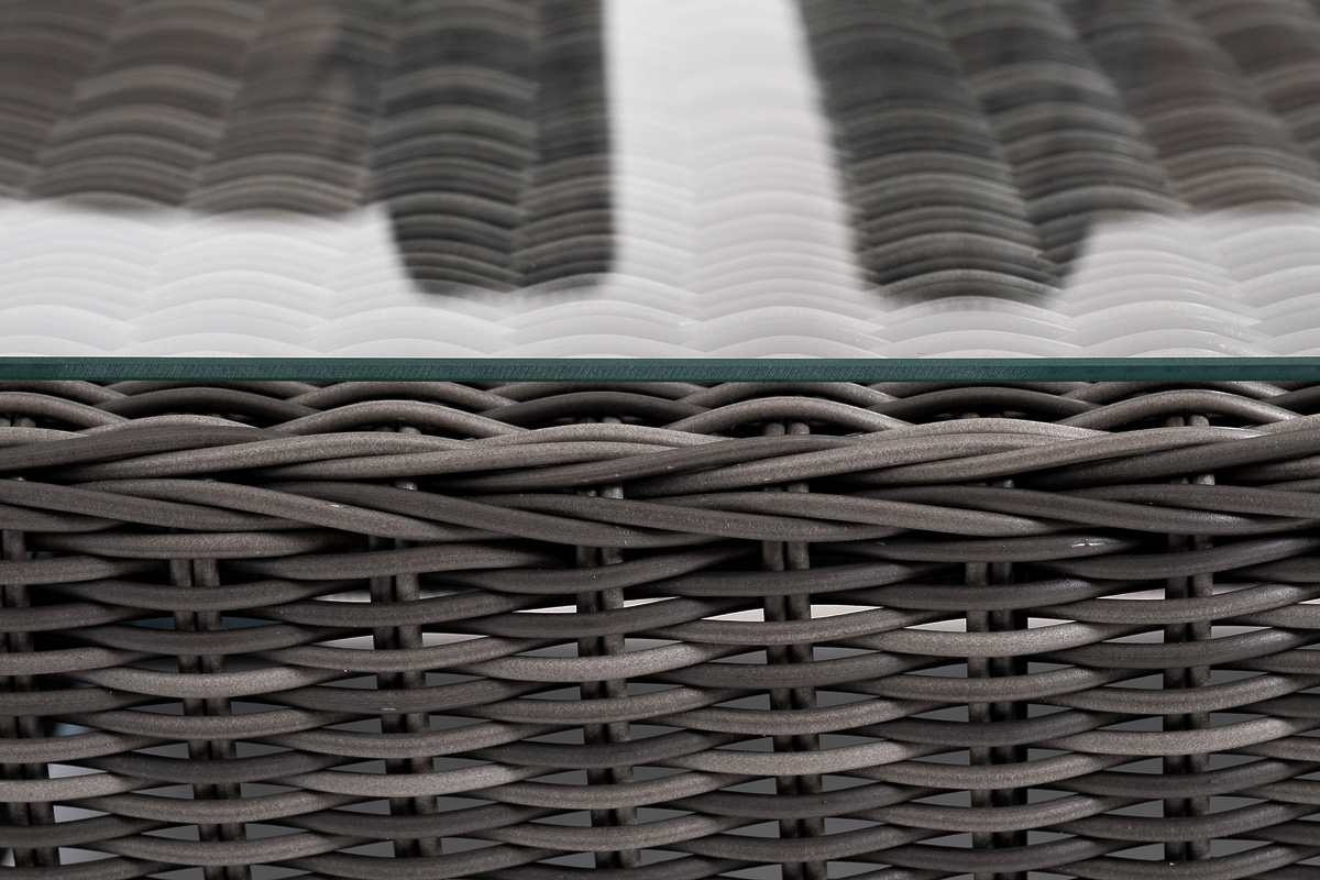 "Каприоли" лаунж-зона из искусственного ротанга, цвет графит